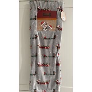 DACHSHUND 50x70” Dachshunds in Christmas Lights & Sweaters Dog Throw Blanket